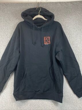 K2 Ski Chalet Hoodie Mens Size L Fleece Lined Graphic Print Thick